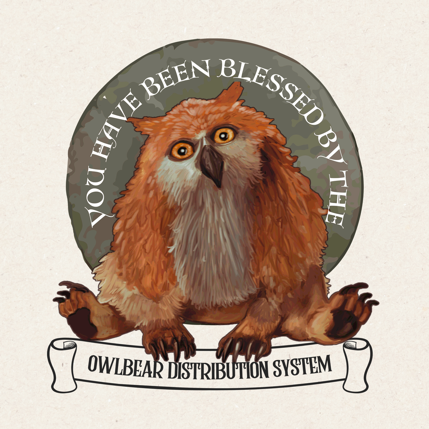 Owl Bear Distribution System Tote Bag | 100% Cotton