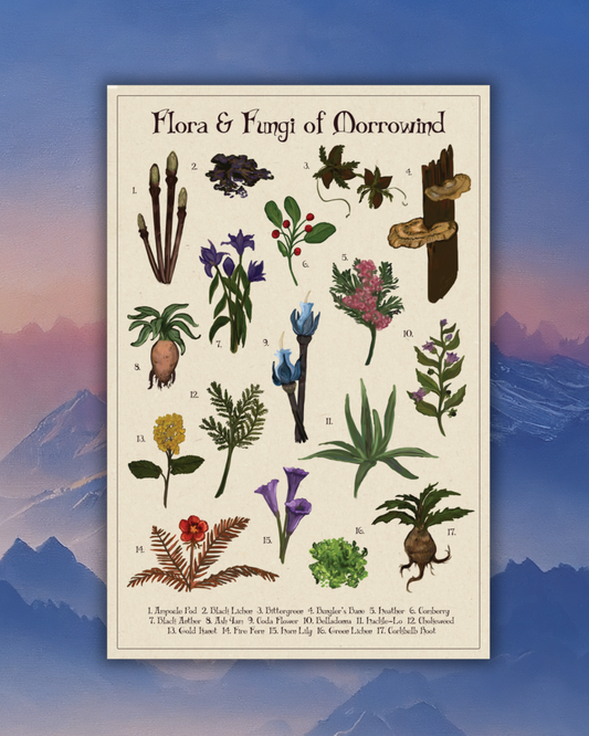 Flora & Fungi of Morrowind Part 2 | Botanical Fan Art